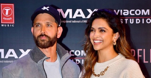 Hrithik Roshan and Deepika Padukone